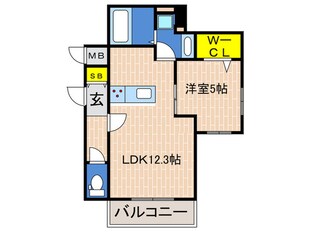 アパルトマン大倉山の物件間取画像